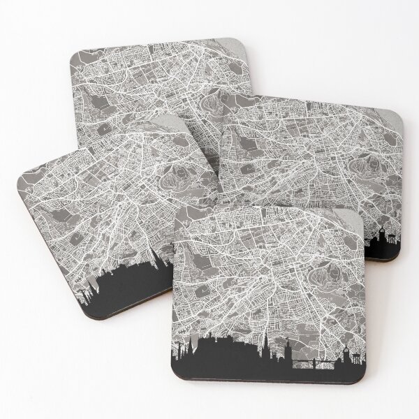 Item preview, Edinburgh Skyline Map designed and sold by ArtPrints.