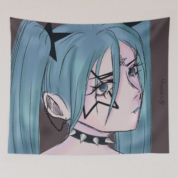 Item preview, hatsune miku punk designed and sold by n1kol4y.