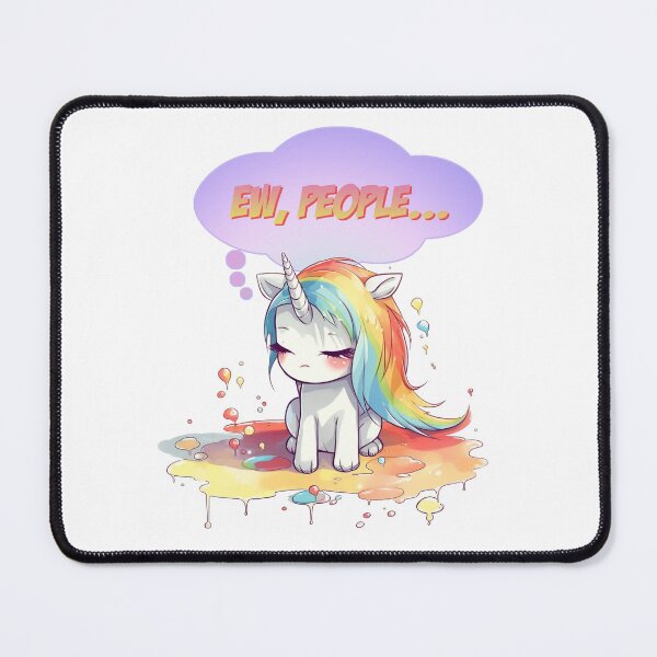 Item preview, Ew People, Cute Unicorn designed and sold by go-go-designs.