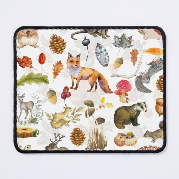 Item preview, Woodland Animals Forest Background Gifts For Nature Lovers designed and sold by haRexia.