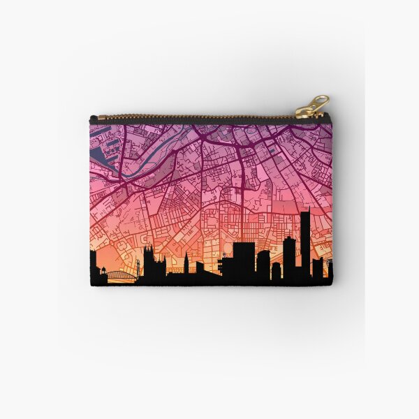 Item preview, Manchester Skyline Map designed and sold by ArtPrints.