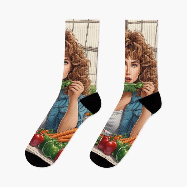 Item preview, Vegetarian, 80's girl designed and sold by Mauswohn.