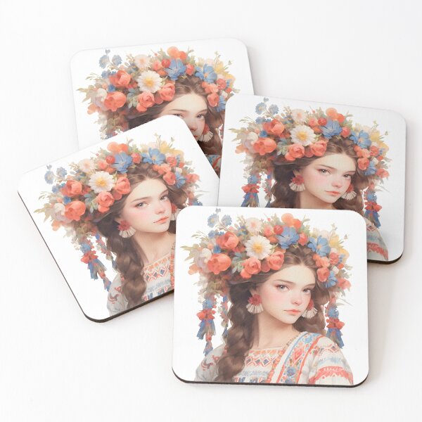 Item preview,  Ukrainian beauty in ethnic clothes designed and sold by DariyaDell.