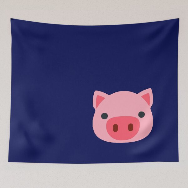 Item preview, Pig Emoji Transparent Animal art Pig Art Great Gift For Pig Lover Animal Lover Pig Print Art designed and sold by TeesByDesign.
