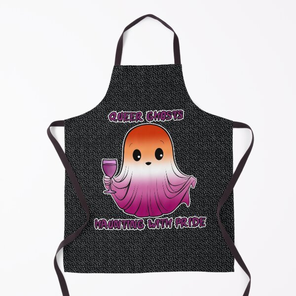 Item preview, Queer Ghosts, Ghost in Lesbian Flag Colors designed and sold by Savchuk-Vova.