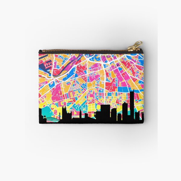 Item preview, Manchester Skyline Map designed and sold by ArtPrints.