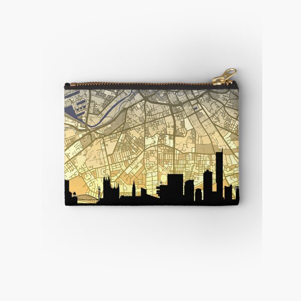 Item preview, Manchester Skyline Map designed and sold by ArtPrints.