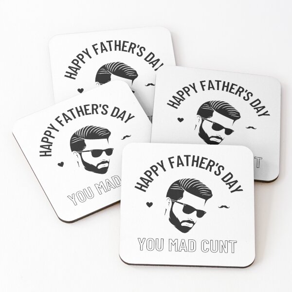 Item preview, Happy Father's Day You Mad Cunt (Black Version) designed and sold by DaFkApparel.