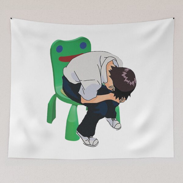 Item preview, Shinji Ikari in the Froggy Chair designed and sold by VincenzaRaynor.