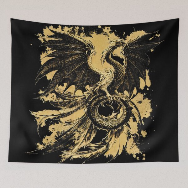 Item preview, Dragon Phoenix - Mythical Creature designed and sold by HideTheInsanity.