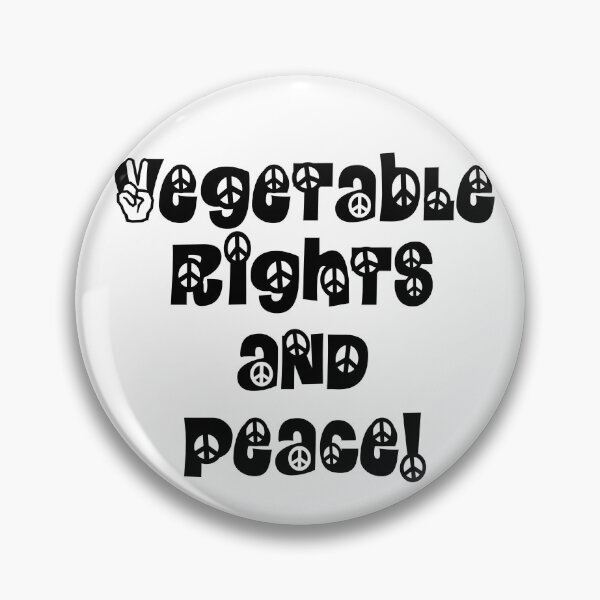 Item preview, Vegetable rights and Peace! designed and sold by BleasdaleArt.