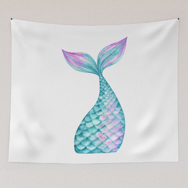 Item preview, Mermaid Tail Turquoise designed and sold by artfulbitsbyk.