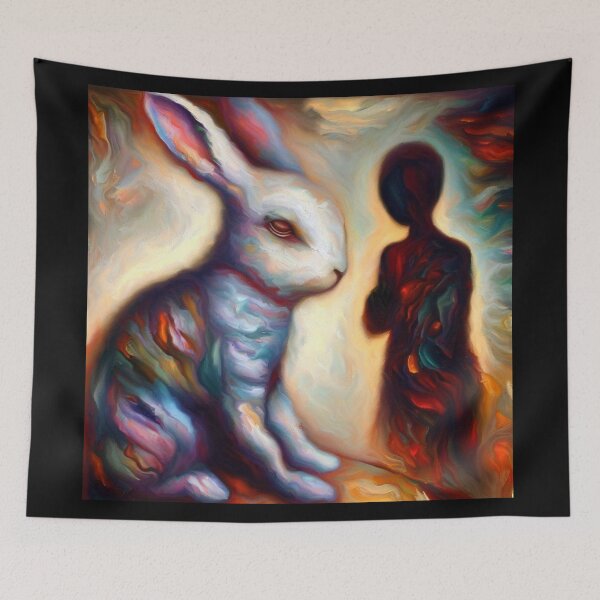 Item preview, Spirit Animal Rabbit 2 designed and sold by CrankyOldDude.