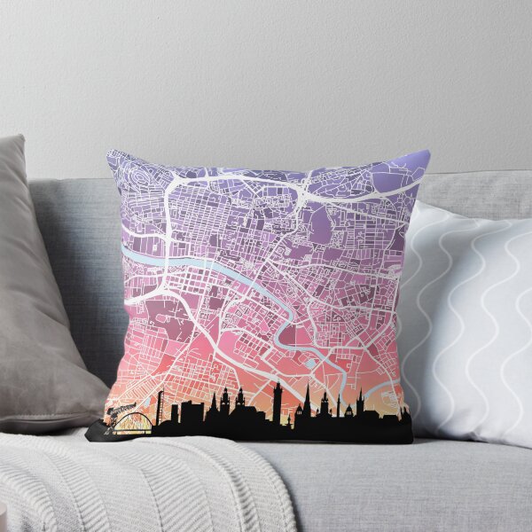 Item preview, Glasgow Skyline Map designed and sold by ArtPrints.