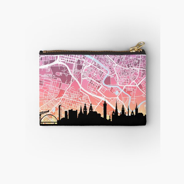 Item preview, Glasgow Skyline Map designed and sold by ArtPrints.
