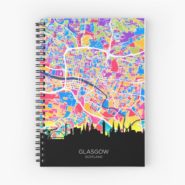 Item preview, Glasgow Skyline Map designed and sold by ArtPrints.