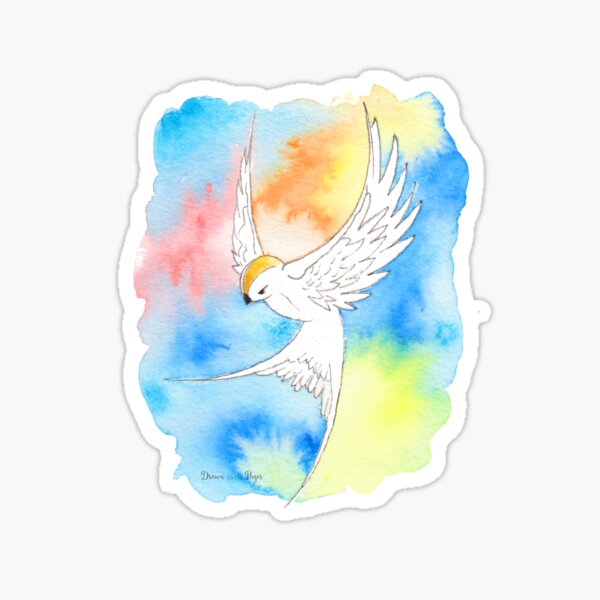 Shatter Me Bird in Flight Sticker