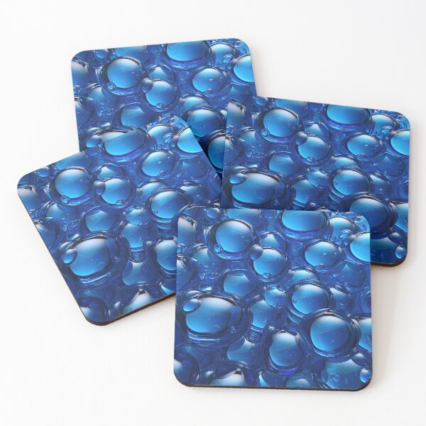 Aperçu de l'œuvre Mangez mes bulles bleu saphir Robe t-shirt créée et vendue par Digital-Art-Co.
