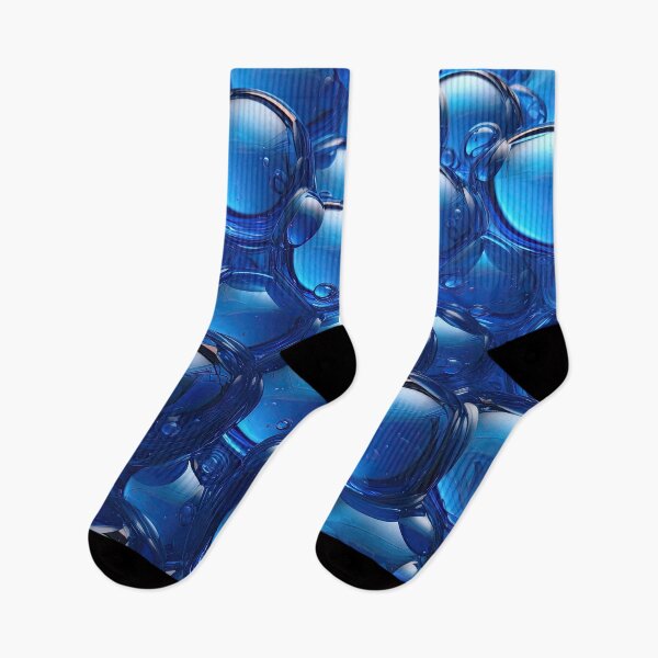 Aperçu de l'œuvre Mangez mes bulles bleu saphir Robe t-shirt créée et vendue par Digital-Art-Co.