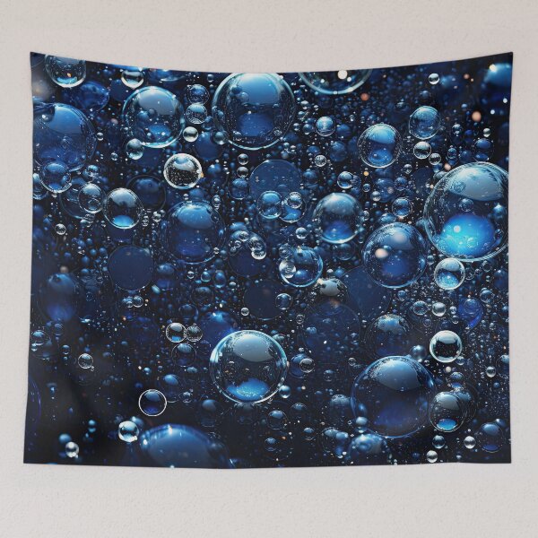 Item preview, Eat My Bubbles Dark Blue Graphic T-Shirt Dress designed and sold by Digital-Art-Co.