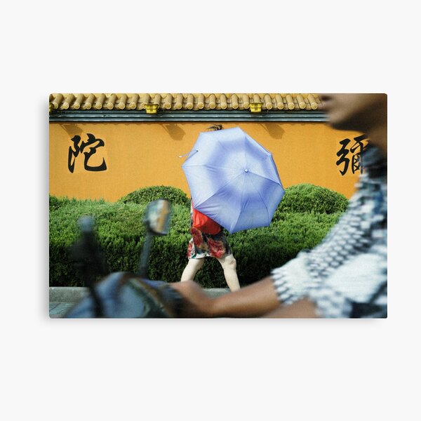 Temple Lilac in Shanghai Canvas Print