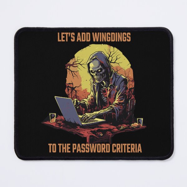 Item preview, Let's Add Wingdings Zombie IT Graphic designed and sold by The-Angry-Gnome.