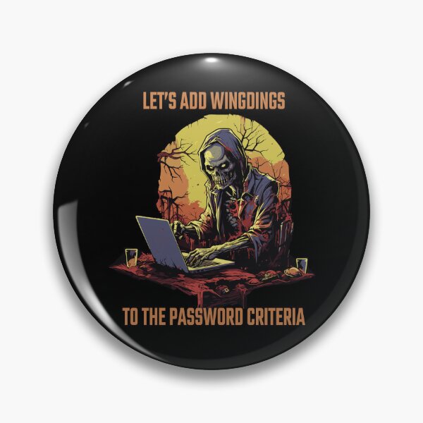 Item preview, Let's Add Wingdings Zombie IT Graphic designed and sold by The-Angry-Gnome.