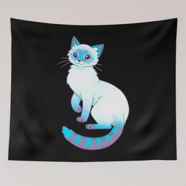 Item preview, ANXIETY LIES Magical Lynx Point Siamese Cat Hardcover Journal 	 designed and sold by idtmkztj49.