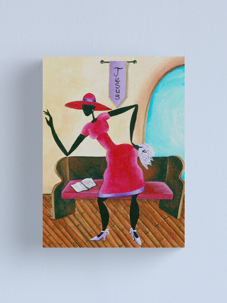 Alternate view of You Tell It Pastor Canvas Print