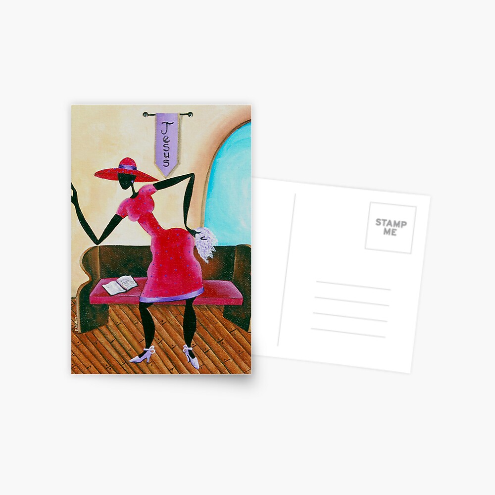 You Tell It Pastor Postcard