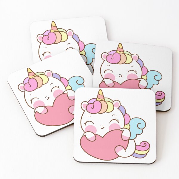Item preview, Cute Kawaii Unicorn designed and sold by artfulbitsbyk.