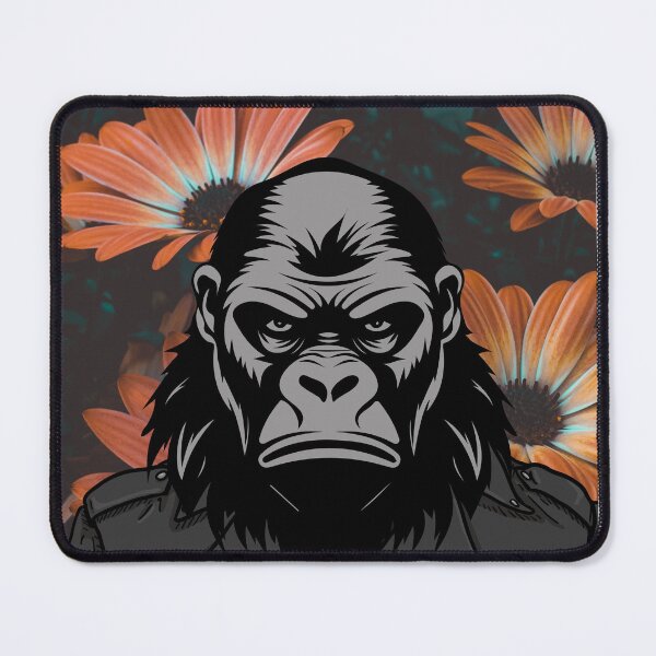 Item preview, Gorilla among the flowers designed and sold by BecAnd.