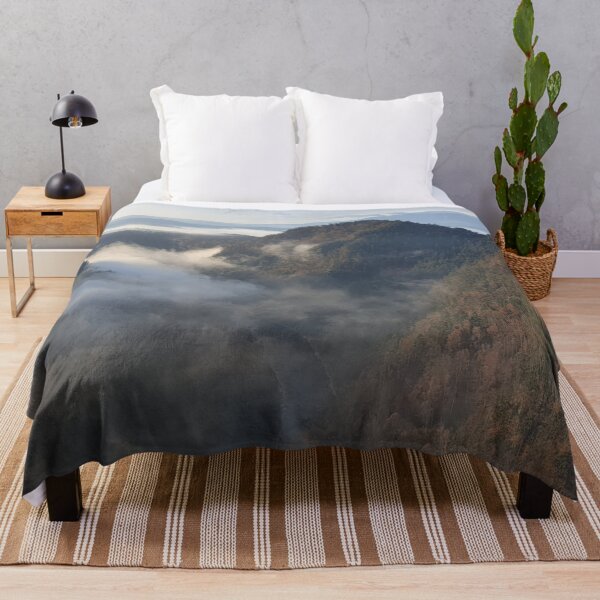Item preview, View from the top of the mountain, river under the mist designed and sold by Sunmoonlove.