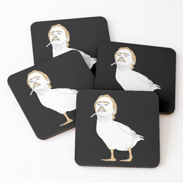 Item preview, Gus Johnson - Goose Man - Canny Valley Coasters (Set of 4) 	 designed and sold by ekngvvqhu6.