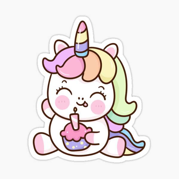 Kawaii Unicorn Stickers – My Heart Teddy