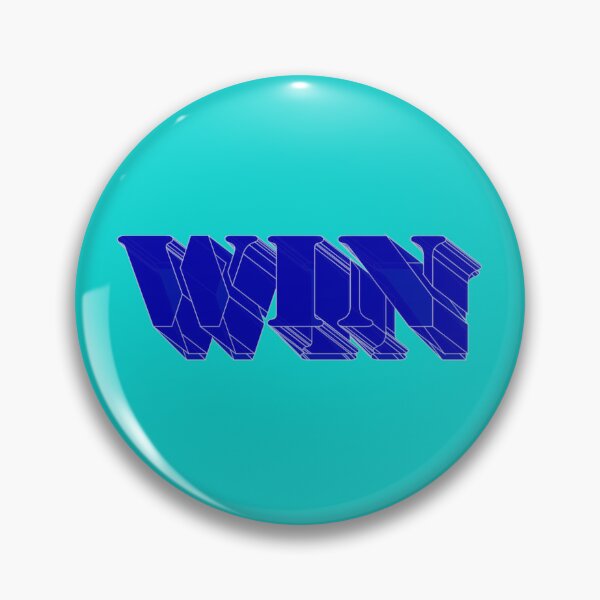 Item preview, Blue WIN designed and sold by PrettyViews.