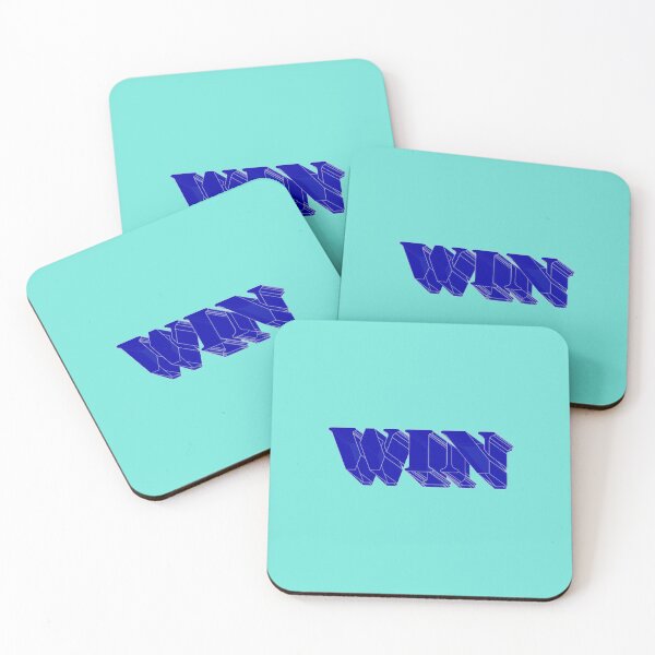 Item preview, Blue WIN designed and sold by PrettyViews.