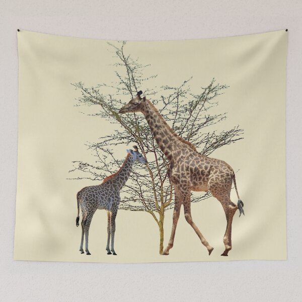 Artikelvorschau, Giraffen - Baum - Wild - Afrika entworfen und verkauft von TShirtsundMehr.