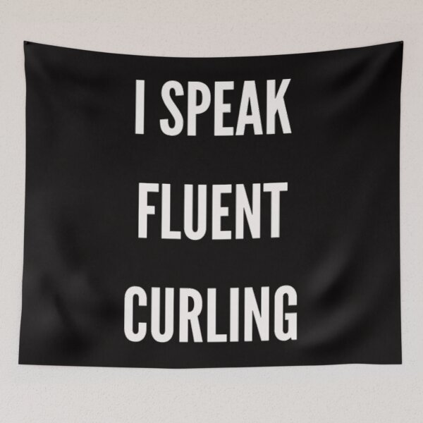 Artikelvorschau, Ich spreche fließend Curling-Shirt, Brier, Curling-Sport entworfen und verkauft von PasquaKertz.
