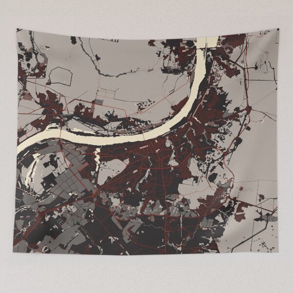 Item preview, Perm City Map of Russia - Vector designed and sold by deMAP.