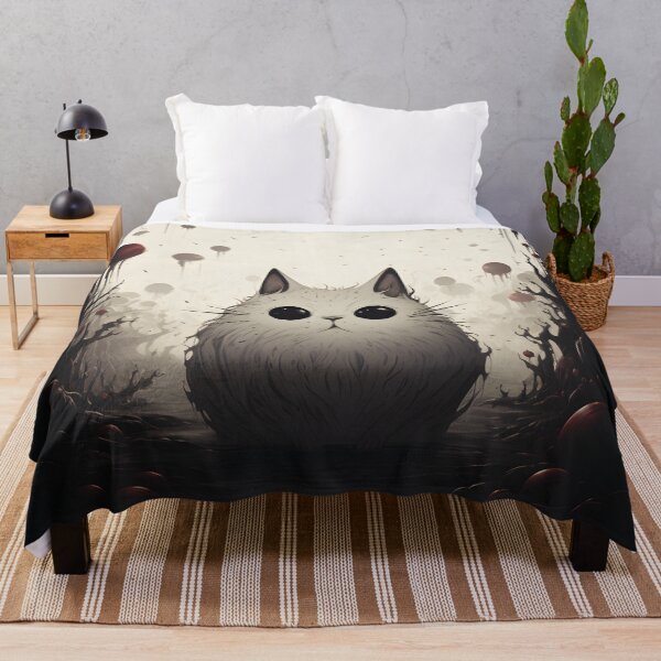 Item preview, White Cat in the Dungeon designed and sold by mythcaldion.