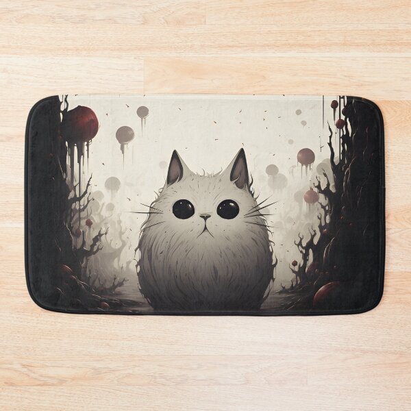 Item preview, White Cat in the Dungeon designed and sold by mythcaldion.