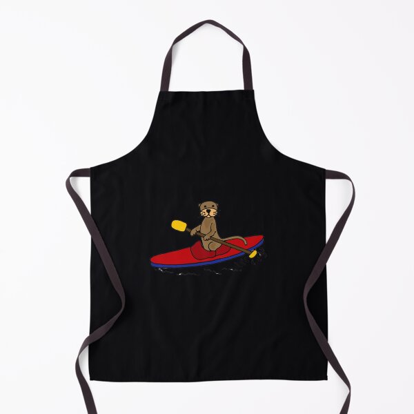 Item preview, Funny Sea Otter Kayaking Original Art designed and sold by pfzyyhau36.