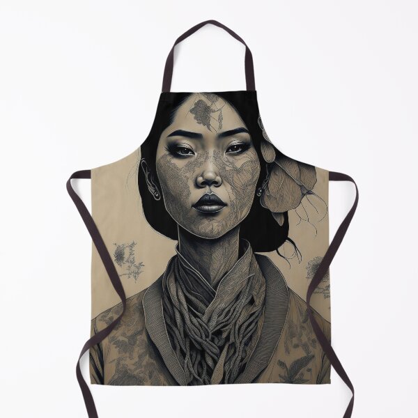 Item preview, ILUSTRACION DE MUJER JAPONESA EMPODERADA 1 designed and sold by UTOPIKA.