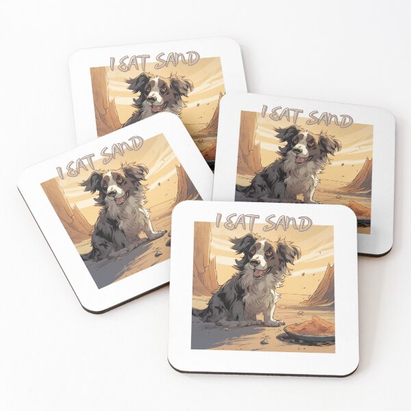 Item preview, I eat sand funny dog designed and sold by Lab4YourStyle.