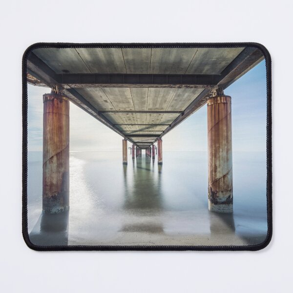 Item preview, Pier seen from below, beach and sea in Marina di Pietrasanta. Italy designed and sold by Stefano Orazzini.