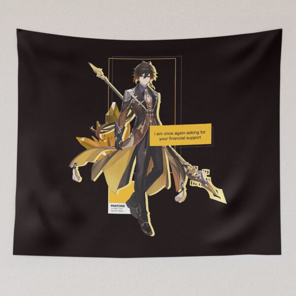 Item preview, Zhongli Adepti Aesthetic Genshin Impact Meme  designed and sold by PasquaKertz.