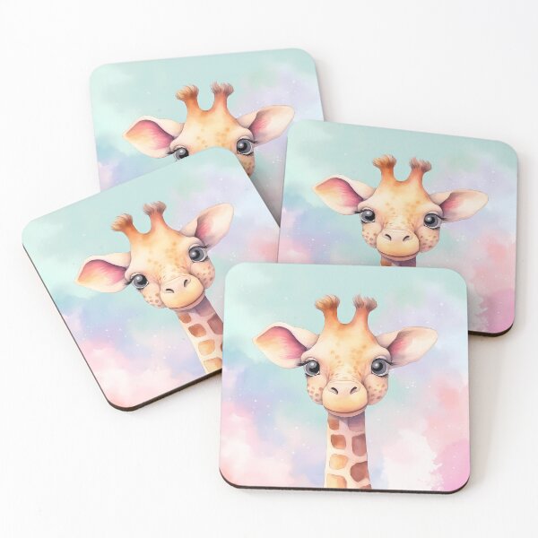 Item preview, Cute Watercolor Giraffe designed and sold by Jdelgado813.