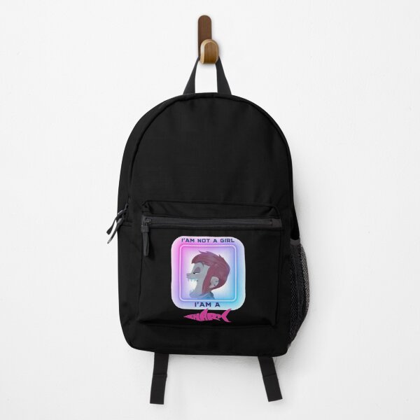 Item preview, Nimona, Im not a girl im a shark designed and sold by VincenzaRaynor.