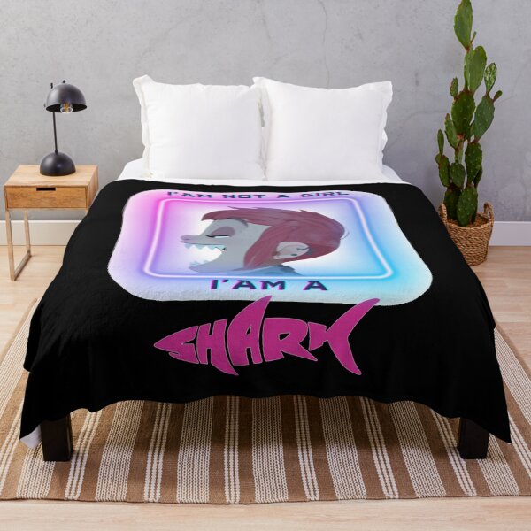 Item preview, Nimona, Im not a girl im a shark designed and sold by VincenzaRaynor.